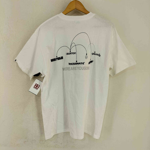 リゾネイトグッドイナフ RESONATE GOOD ENOUGH BURTON RUSH GRAVIS MY TRIP ABROAD TEE メンズ import:L